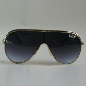 NWT Vintage 90's One Piece Designer Sports Sunglasses (S.Gold)